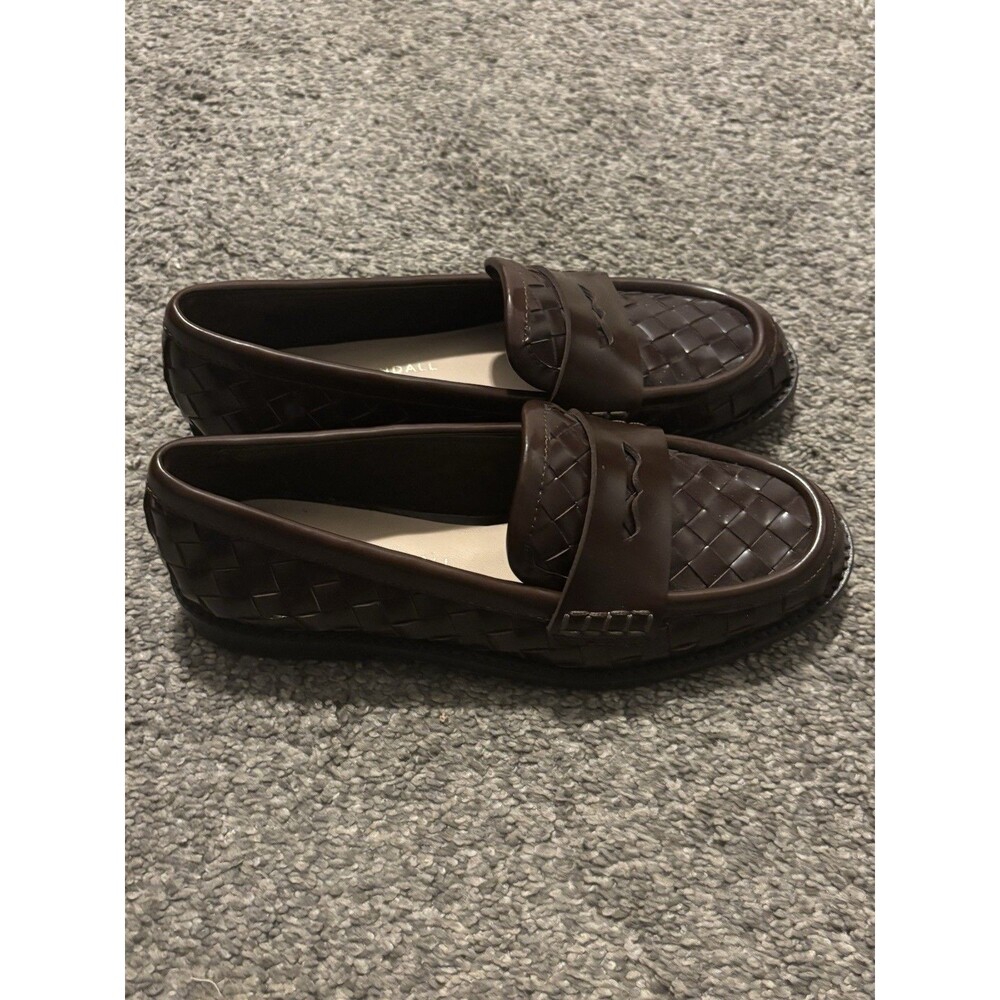 Loeffler Randall Rachel Brown Woven Loafer Size‎ 5.5